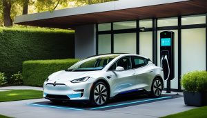 Elektrische auto oplaadpunt thuisgebruik