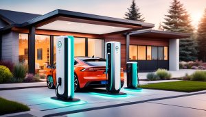 Huis oplaadpunt voor elektrische voertuigen