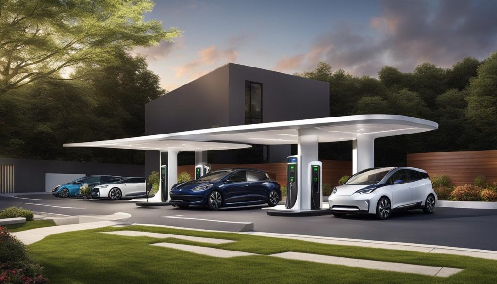 Huiselijk oplaadstation voor EV's