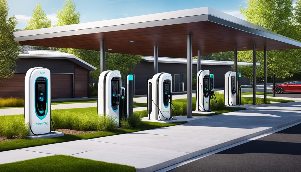 Huiselijk oplaadstation voor EV's