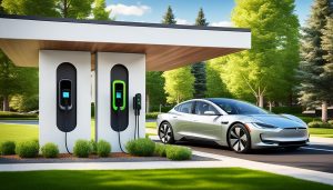 Thuis oplaadpaal voor elektrische wagens