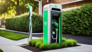 Thuis oplaadpaal voor elektrische wagens