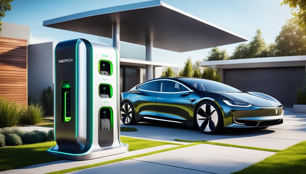 Thuis oplaadpunt voor elektrische auto's