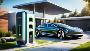 Thuis oplaadpunt voor elektrische auto's