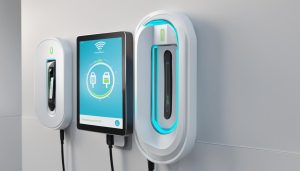 Thuis oplaadpunt voor elektrische wagens