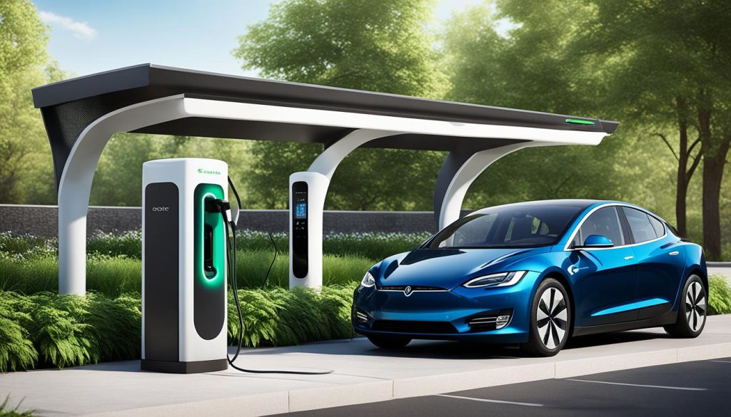 Thuis oplaadstation voor elektrische auto's