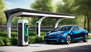 Thuis oplaadstation voor elektrische auto's