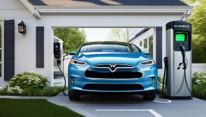 Thuis oplaadstation voor elektrische voertuigen