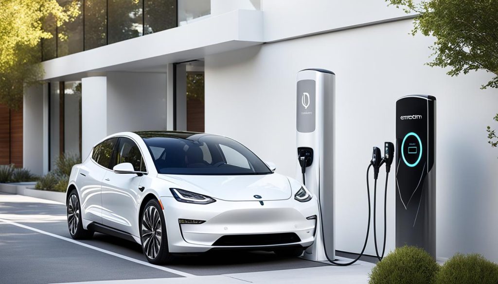 Thuis oplaadvoorziening voor elektrische auto's