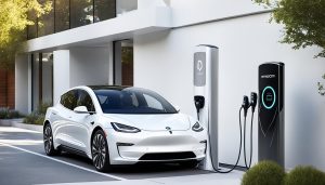 Thuis oplaadvoorziening voor elektrische auto's