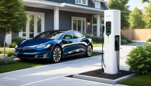 Thuislaadpaal voor elektrische voertuigen