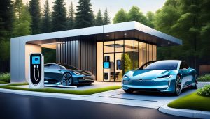 Thuislaadstation voor elektrische voertuigen