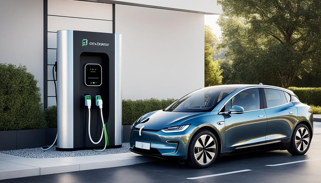 Thuislaadstation voor elektrische wagens